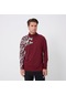 Bordo Joma Erkek Futbol Sweatshirt Premium Training Sweat 9212328 Bordo
