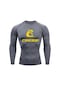 Haogang Erkek Uv Koruyucu Rashguard - Sörf, Dalış, Yüzme İçin Denizanası Önleyici Mayo Üstü Mor
