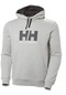 Helly Hansen Hh Erkek Gri Baskılı Kapüşonlu Sweatshirt