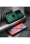 Lüks Darbeye Dayanıklı Slayt Lens Koruyucu Çok Fonksiyonlu Sert Zırh Kılıfı Green Samsung Uyumlu A21s Green