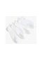 Koton Basic 4'lü Patik Çorap Seti Çok Renkli Beyaz 4sam80186aa