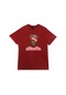 Unisex Kırmızı Astraworld Travis Scott Baskılı T-shirt KIrmızı
