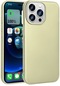 Kilifolsun iPhone Uyumlu 15 Pro Kılıf Mat Renkli Esnek Premier Silikon Kapak Gold