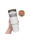 Bosphorusboutique Vakum Paslanmaz Çelik Yalıtımlı Seyahat Termos Beyaz 890 Ml Ze Beyaz