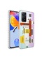 Noktaks - Xiaomi Redmi Note 11s Global Uyumlu - Kılıf Airbag Kenarlı Renkli Desenli Silikon Elegans Kapak - No2