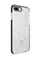 Kilifone - İphone Uyumlu İphone 8 Plus - Kılıf Koruyucu Prizmatik Görünümlü Buzz Kapak - Siyah