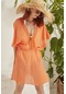 C&city Kadın Pareo Plaj Elbisesi 21911 Oranj - Kadın