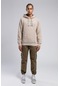 Washington Erkek Kapüşonlu Sweatshirt Bej-20480 BEJ
