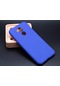 Noktaks - General Mobile Uyumlu General Mobile Gm 8 - Kılıf Mat Renkli Esnek Premier Silikon Kapak - Saks Mavi