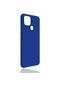 Noktaks - Realme Uyumlu Realme C25y - Kılıf Mat Soft Esnek Biye Silikon - Mavi
