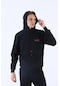 Maraton Sportswear Oversize Erkek Kapşonlu Uzun Kol Basic Lacivert Sweatshirt 20562-lacivert