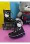 Lepetit Çocuk Kar Botu Kar Desenli Fermuarlı Kürklü Zincirli Kaymaz Taban 35-45 Hello Kitty