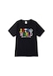 Siyah Astroworld Turu Büyük Boy T Gömlek Erkek Pamuk Mektup Baskı T Shirt Hip Hop Streetwear Kanye West Astroworld Tshirt Siyah