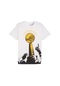 Puma The Golden Ticket Tee Erkek Basketbol Tişörtü 62480601 Beyaz 62480601