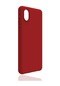 Kilifone - Samsung Uyumlu Galaxy A01 Core - Kılıf Mat Soft Esnek Biye Silikon - Kırmızı