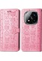 İçin Xiaomi Redmi Note 14 Pro 5g/ Poco X7 5g Kılıf Deri Cüzdan Çevirme Telefon Kapağı Sevimli Kedi Köpek Desen - Pembe Pembe