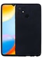 Xiaomi Poco C40 Kılıf Lopard Klasik Mat Renkli Yumuşak Premier Silikon Kılıf - Siyah