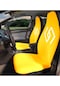 Oto Koltuk Kılıfı Penye Renault 9 Uyumlu Yıkanabilir,terletmez Sarı