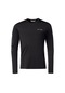 Vaude Monviso Merino Uzun Kollu Erkek Yün T-shirt 42986 Siyah