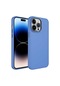 Kilifone - İphone Uyumlu İphone 14 Pro - Kılıf Metal Çerçeve Ve Buton Tasarımlı Silikon Luna Kapak - Lavendery Gray