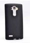 Kilifone - Lg Uyumlu G4 - Kılıf Mat Renkli Esnek Premier Silikon Kapak - Siyah