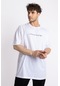 Adam Boxes Oversize O-yaka T-shirt Fmsuelto - Beyaz-beyaz