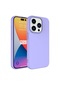 Ekılıf - İphone 15 Pro Max Uyumlu Kılıf İçi Kadife Koruucu Lansman Lsr Kapak - Lila