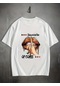 Unisex Enjoy Personel Time Baskılı Tasarım Tshirt Beyaz