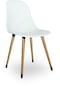 Mutfak Sandalyesi / Yemek Sandalyesi / Sandalye Takımı / Beyaz Sandalye / Flora Axen Beyaz