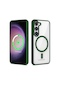 Mutcase - Samsung Uyumlu Galaxy S23 - Kılıf Kablosuz Şarj Destekli Ege Silikon Kapak - Yeşil