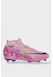 Çoraplı Bilekli Boğazlı Krampon Futbol Ayakkabısı Pembe Pembe