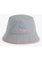Koton Bucket Şapka İşlemeli Pamuklu Lacivert 4skg40065aa