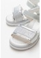 Mnpc Kız Çocuk Gümüş Ortopedik Destekli Çocuk Sandalet Gümüş (544242508)