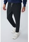 Tommy Life Koyu Gri Yüzeyi Dokulu Standart Fit Erkek Eşofman Alt- 82154 Koyu Gri