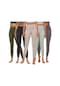 Tenfowee Kadınlar İçin Yükseklastik Spor Leggings, Yüksek Bel, Kalça Geliştirici, Ev/gym Egzersiz, Siyah/gri/yeşil Seçenekleri Diğer