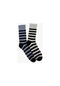 Koton Çizgili Soket Çorap Seti 2'li Çok Renkli Multıcolor 4sam80095aa 4SAM80095AAMIX