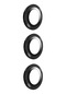 Noktaks - Samsung Galaxy Uyumlu Galaxy S23 Fe - Kamera Lens Koruyucu Cam Filmi - Siyah