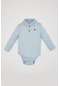 Defacto Erkek Bebek Yeni Doğan Polo Yaka Uzun Kollu Çıtçıtlı Body C1552a524smbe789