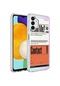 Mutcase - Samsung Uyumlu Galaxy A13 4g - Kılıf Kenarlı Renkli Desenli Elegans Silikon Kapak - No6