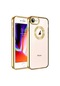 Kilifone - İphone Uyumlu İphone Se 2022 - Kılıf Kamera Korumalı Tatlı Sert Omega Kapak - Gold