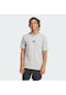 Adidas Essentials Small Logo Single Jersey Erkek Tişört C-adıjf1091e50a00 Gri