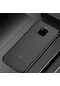 Kilifone - Huawei Uyumlu Mate 20 Pro - Kılıf Dört Köşesi Renkli Arkası Şefaf Lazer Silikon Kapak - Siyah