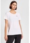Kadın Koşu Kısa Kol T-shirt 25b-2015 Beyaz