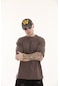 The Champ Clothing Bisiklet Yaka Oversize Erkek T-shirt Füme