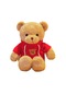 Turki Teddy Ayı Plush Toy Renkli Pillow 40cm Kırmızı Kazaklık
