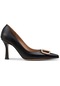 Deery Siyah Toka Detaylı Topuklu Kadın Ayakkabı - Cn131zsyhm01