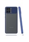 Kilifone - Samsung Uyumlu Galaxy A81 Note 10 Lite - Kılıf Slayt Sürgülü Arkası Buzlu Lensi Kapak - Lacivert