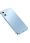 iPhone Uyumlu 11 Mat Kenarlı Sert Kamera Korumalı Arkası Parlak Kılıf Bobo - Mavi