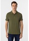 Süvari Erkek Polo Yaka Slimfit Düz Tişört Ts1014000410-yh1 Haki