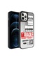 Kilifone - İphone Uyumlu İphone 12 Pro Max - Kılıf Aynalı Desenli Kamera Korumalı Parlak Mirror Kapak - Fragile